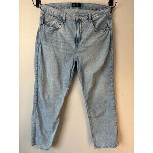 GAP 90s Loose Jeans Women’s Size 18/34R High Rise Relaxed Straight Leg Light/Med